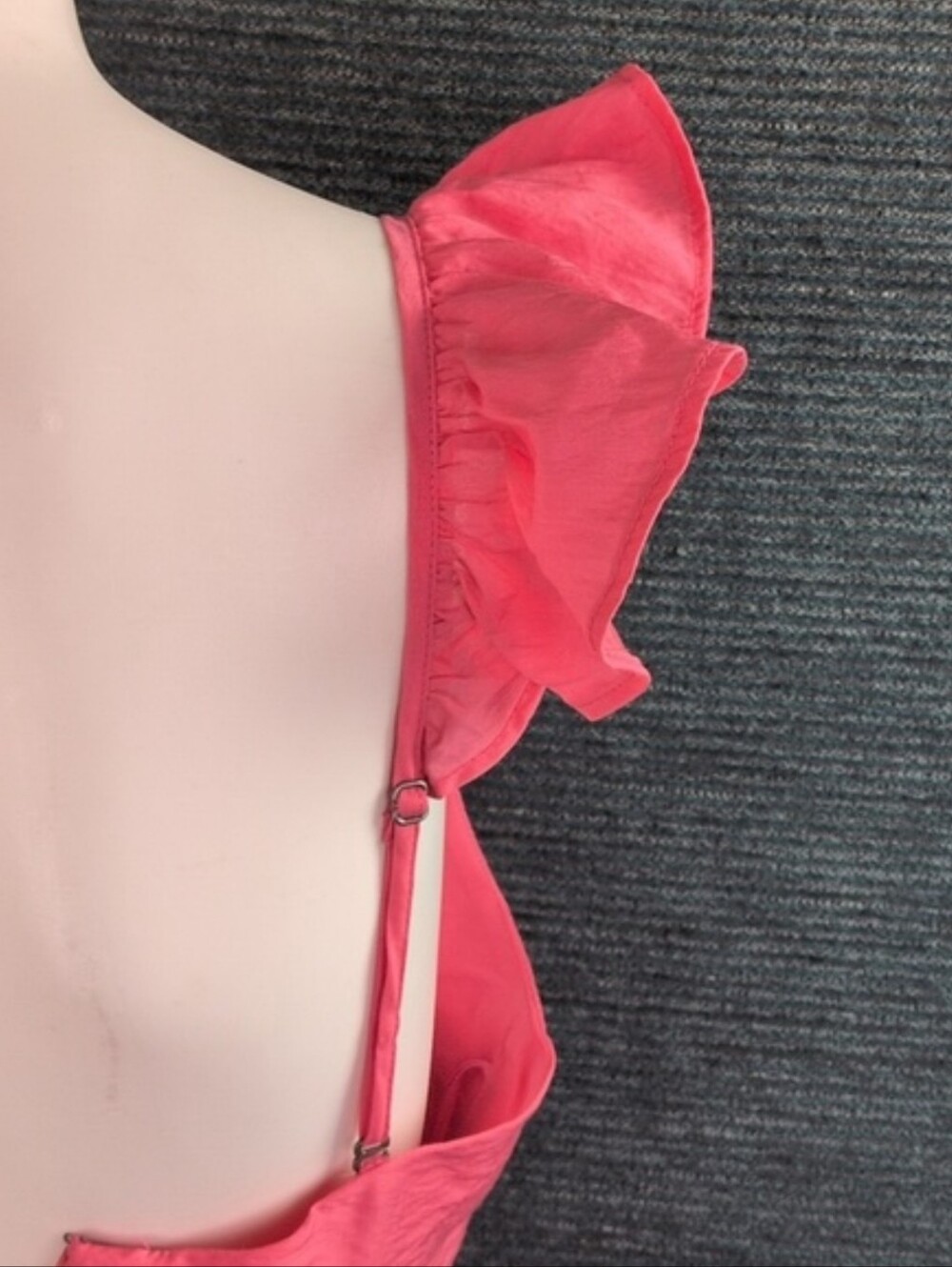 Chelsea 28 Flutter Cap Sleeve Spaghetti Strap Maxi-Dress "Pink Rapture" - Picture 12 of 16